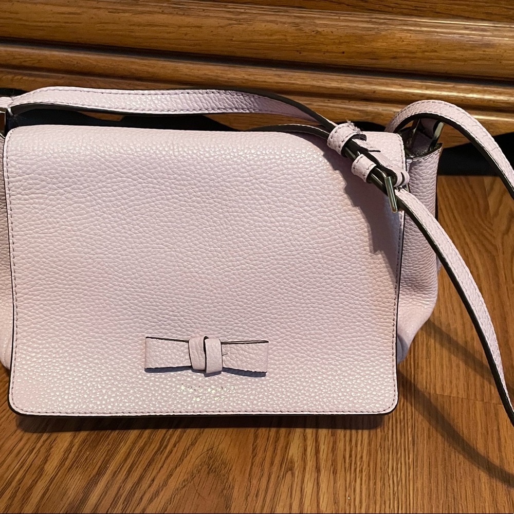 Kate Spade bag with bow- lavender